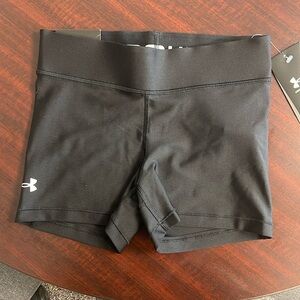 Under Armour- compression- Mid-rise Shorty shorts